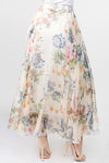 Floral Skirt - Off White