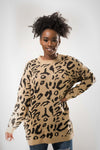 Khaki Leopard Sweater