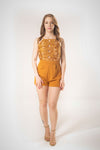 Lace Embroidered Romper