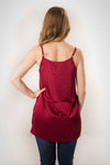 Velvet Trimmed Cami