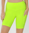 Brushed Microfiber Biker Shorts