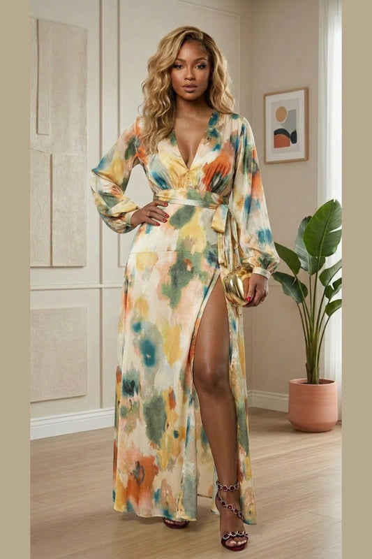 Golden Hour Goddess Dress