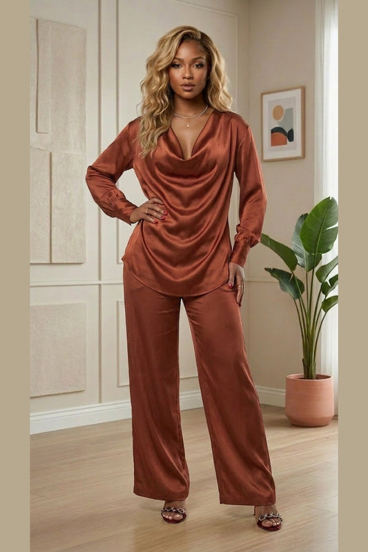 Silky Pant set