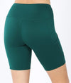 Brushed Microfiber Biker Shorts