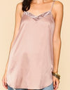 Velvet Trimmed Cami